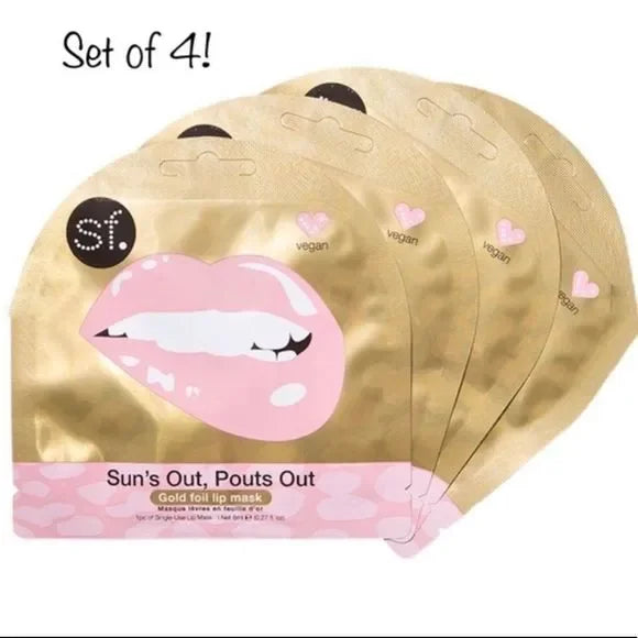 SF GLOW SKINCARE Suns Out,Pouts Out 4 pcs of Lip Masks