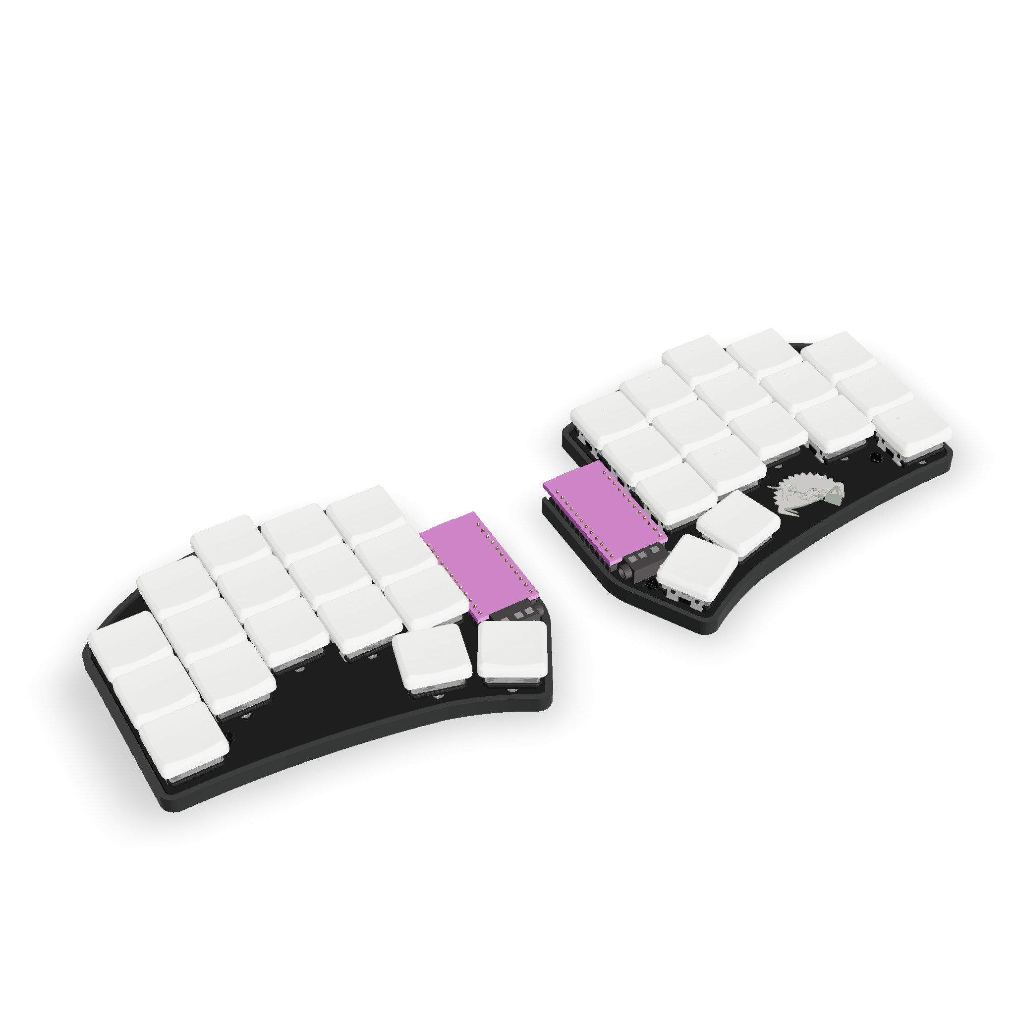 Custom Sweep Bling LP Keyboard