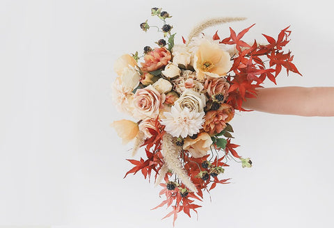 Make-A-fall-wedding-bouquet-step-1