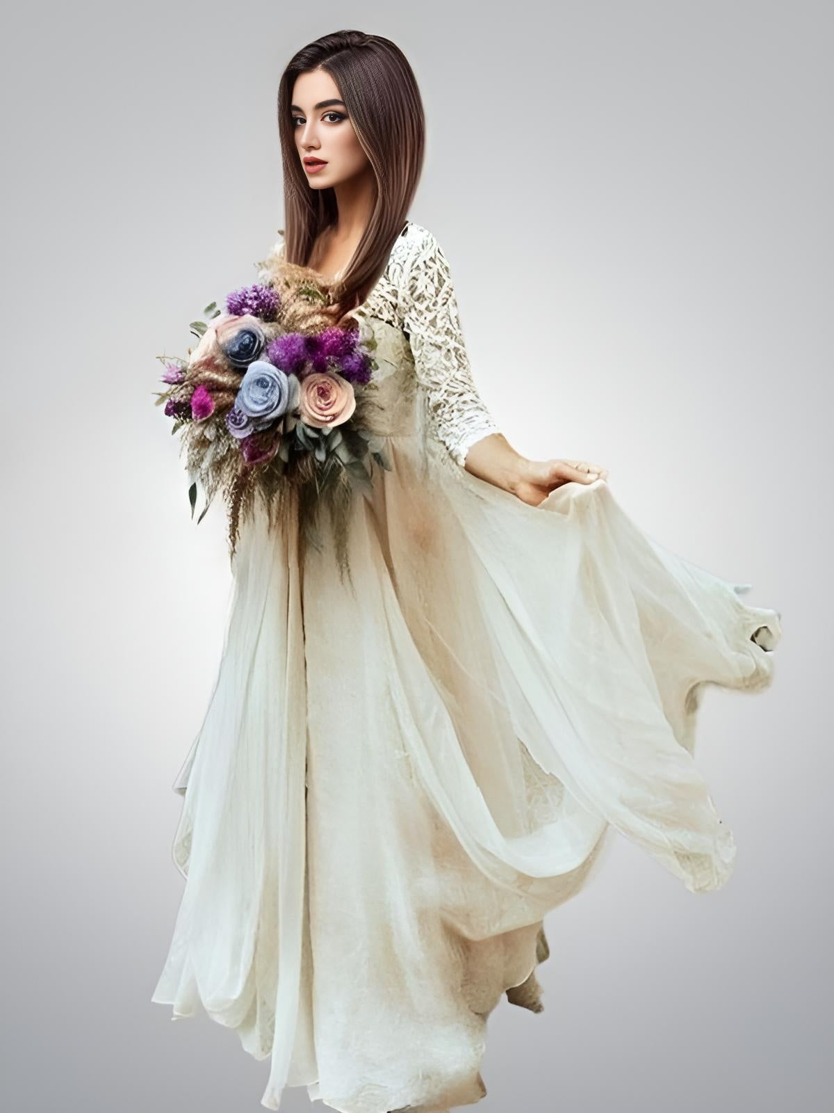 ANNABEL Two Piece Wedding Dress