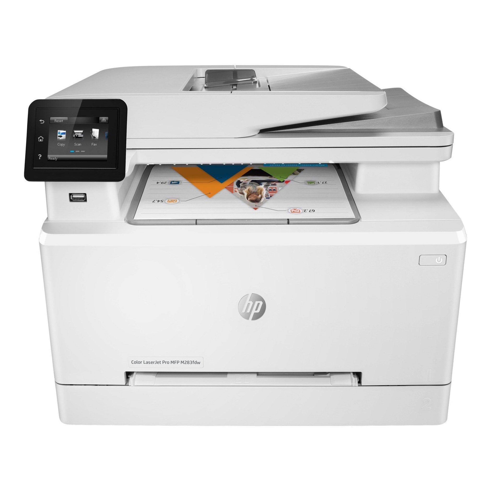 HP LaserJet Pro M283 M283fdw Laser Multifunction Printer-Color-Copier/Fax/Scanner - 7KW75A#BGJ