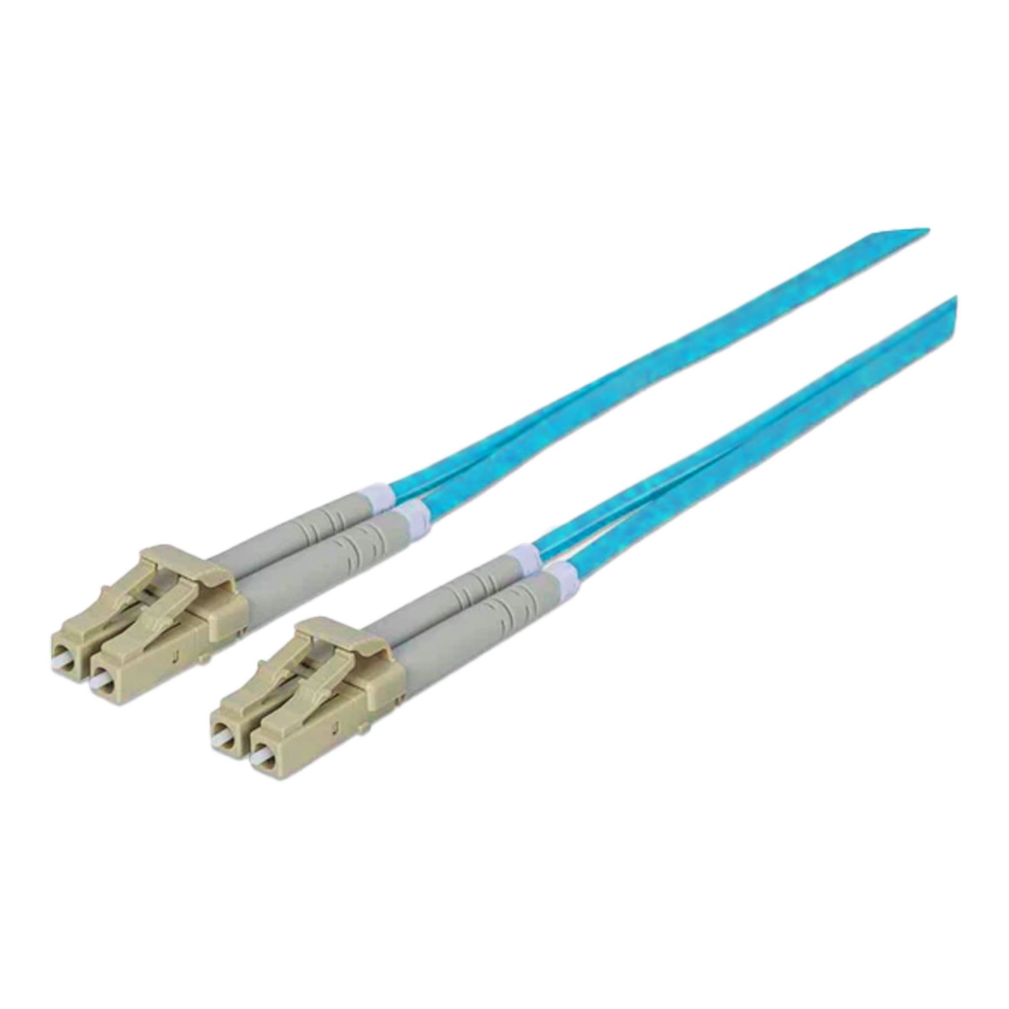 SR Components FOPCLLOM41 FIBER LC/LC OM4 AQUA DPLX OFNR 2MM 1 METER