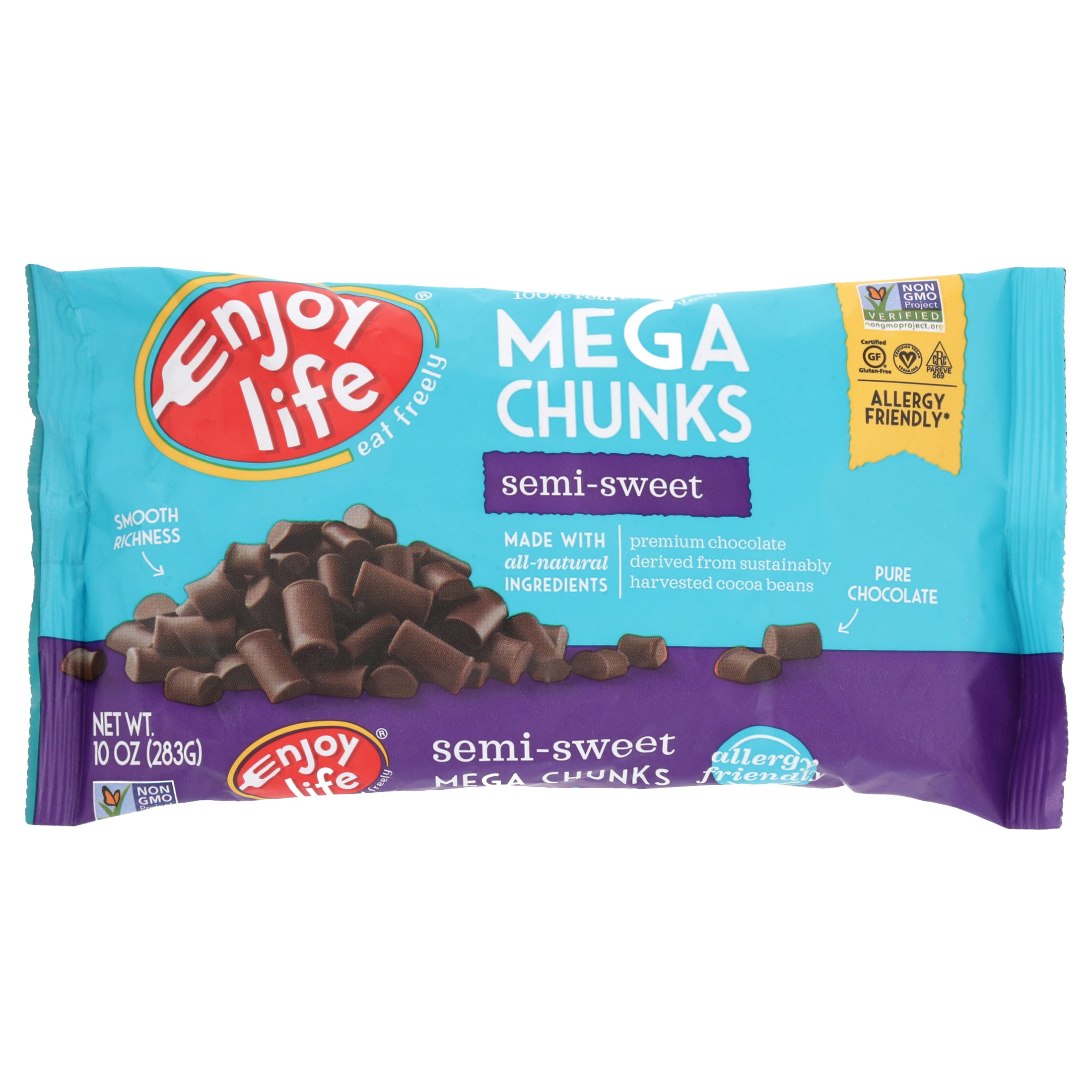 Enjoy Life Foods Semi-Sweet Mega Chunks - 10 Oz.
 | Pack of 12