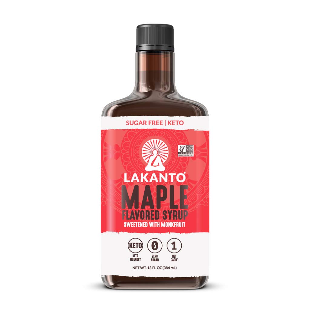 Lakanto - Monk fruit-sweetened Maple Syrup, 13oz
 | Pack of 8