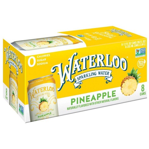 Waterloo Pineapple Sparkling Water - 8pk/12 Fl Oz
 | Pack of 3