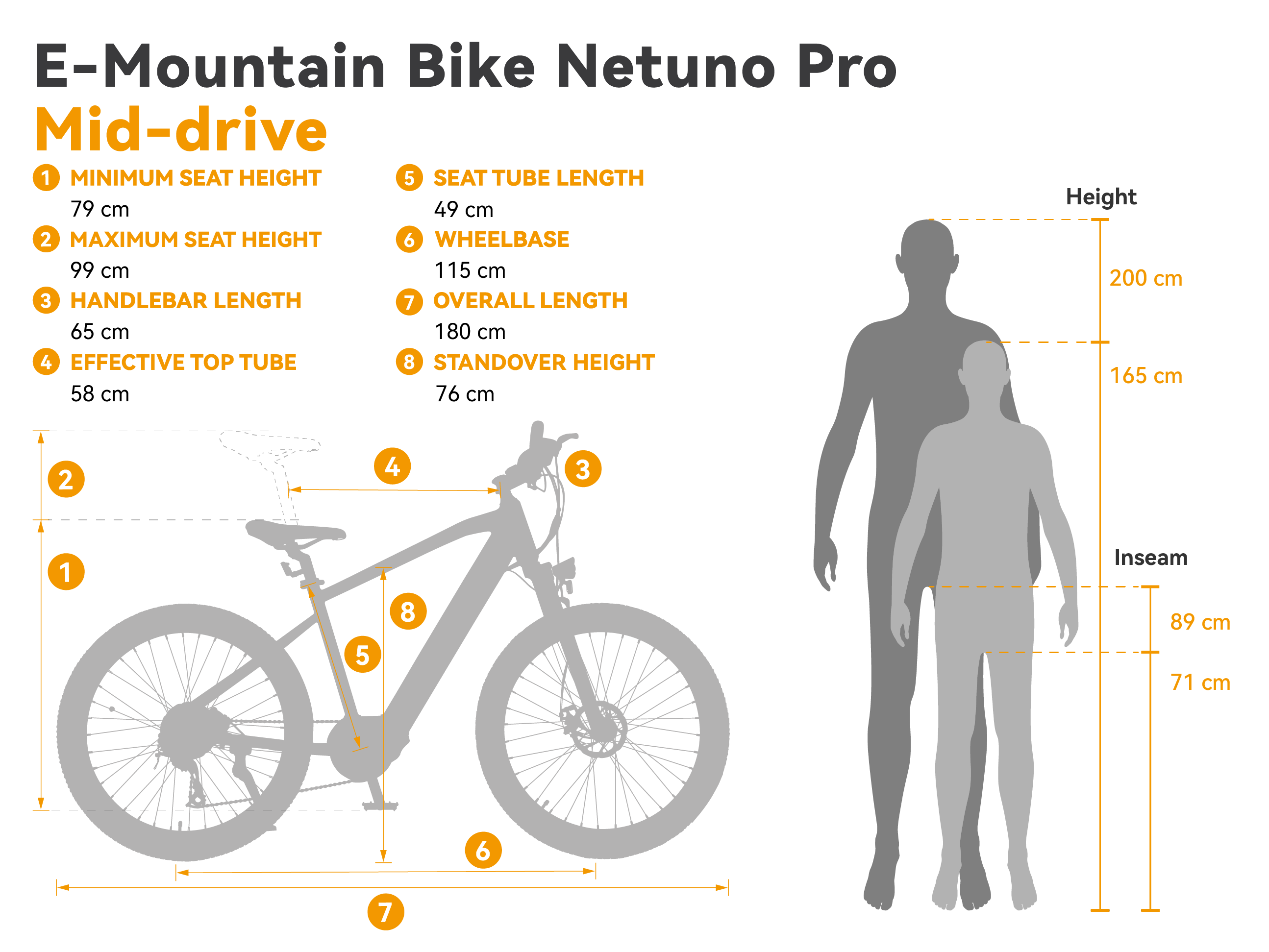 hoorbaar kool Beperkingen ESKUTE Netuno Pro | Elektrische Fiets | E-bike Mountainbike | 250W bafang  Middenmotor – Eskute Bikes NL