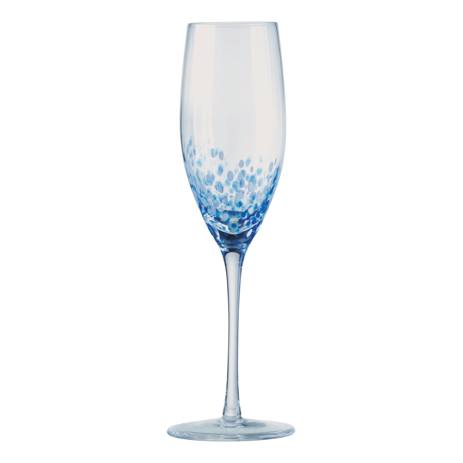 Anton Studio Designs Speckle Champagne Flutes, Set of 4