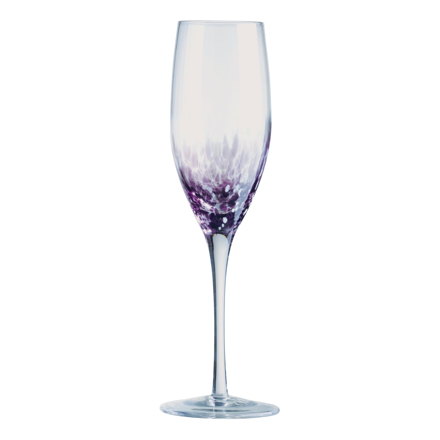 Anton Studio Designs Speckle Champagne Flutes, Set of 4