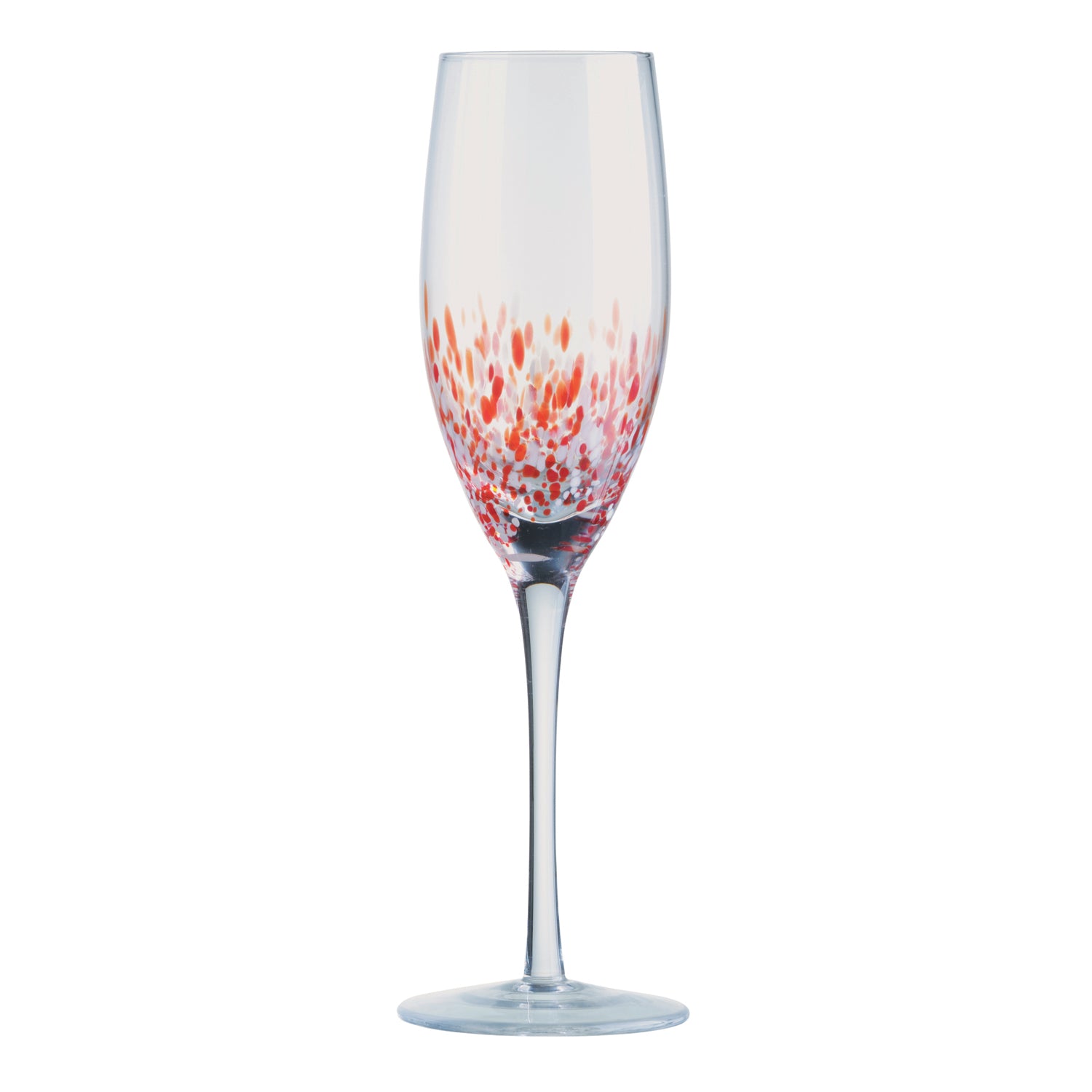 Anton Studio Designs Speckle Champagne Flutes, Set of 4