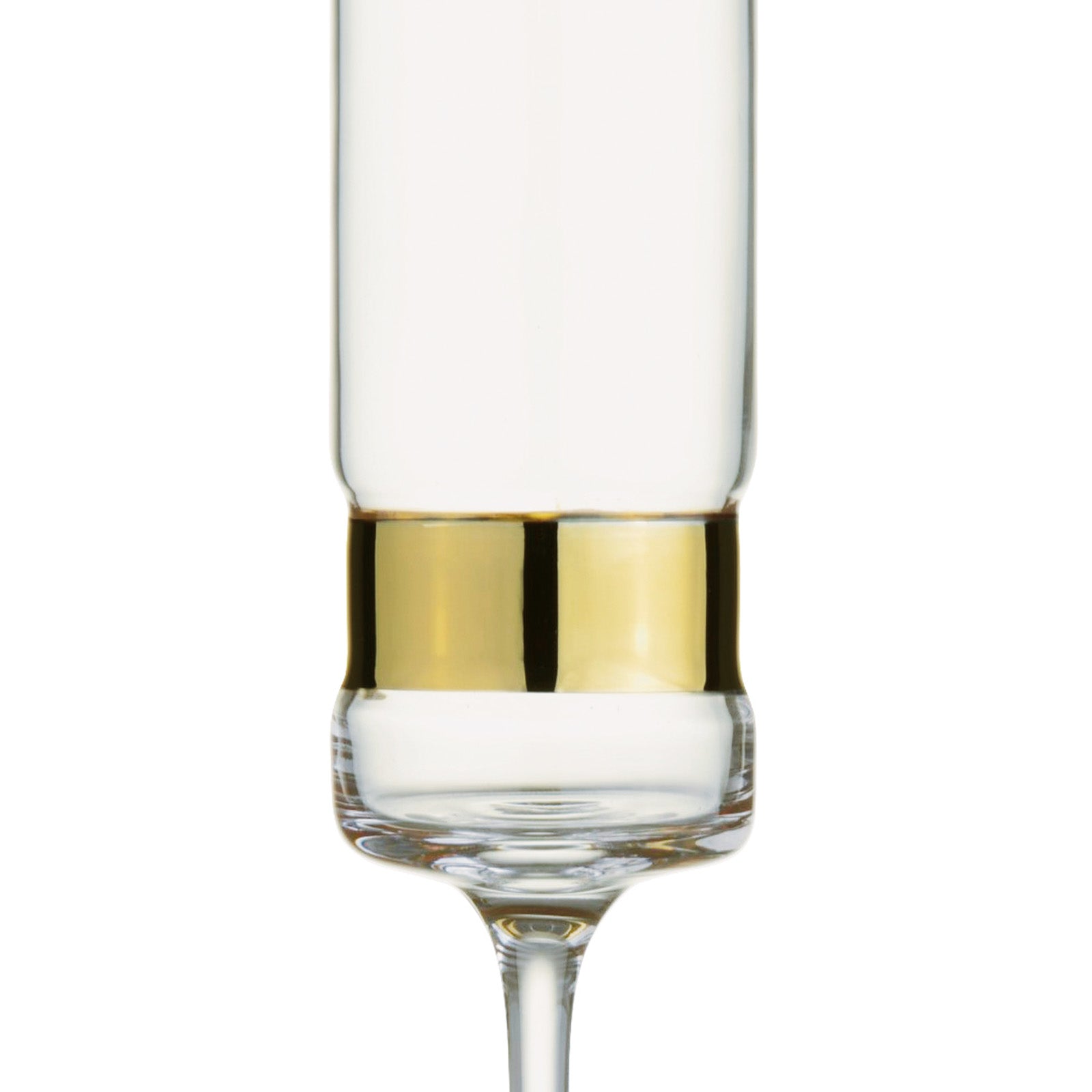 Anton Studio Designs SoHo Gold Champagne Flutes, Set of 2