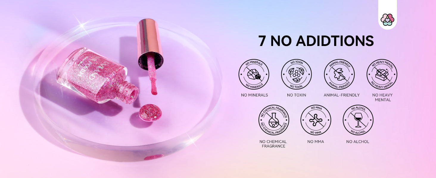 glitter nail art kit details