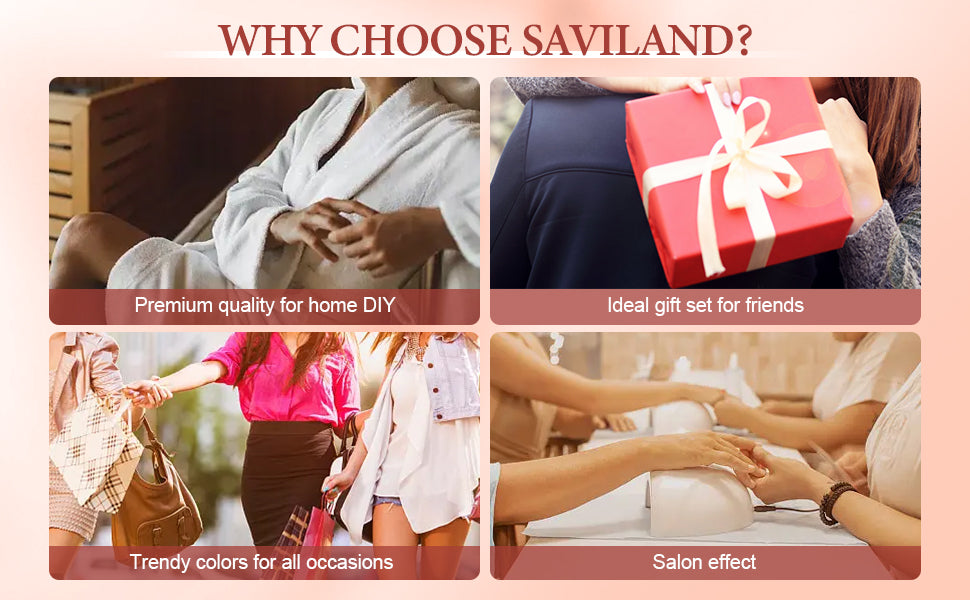 why choose Saviland poly nail gel kit