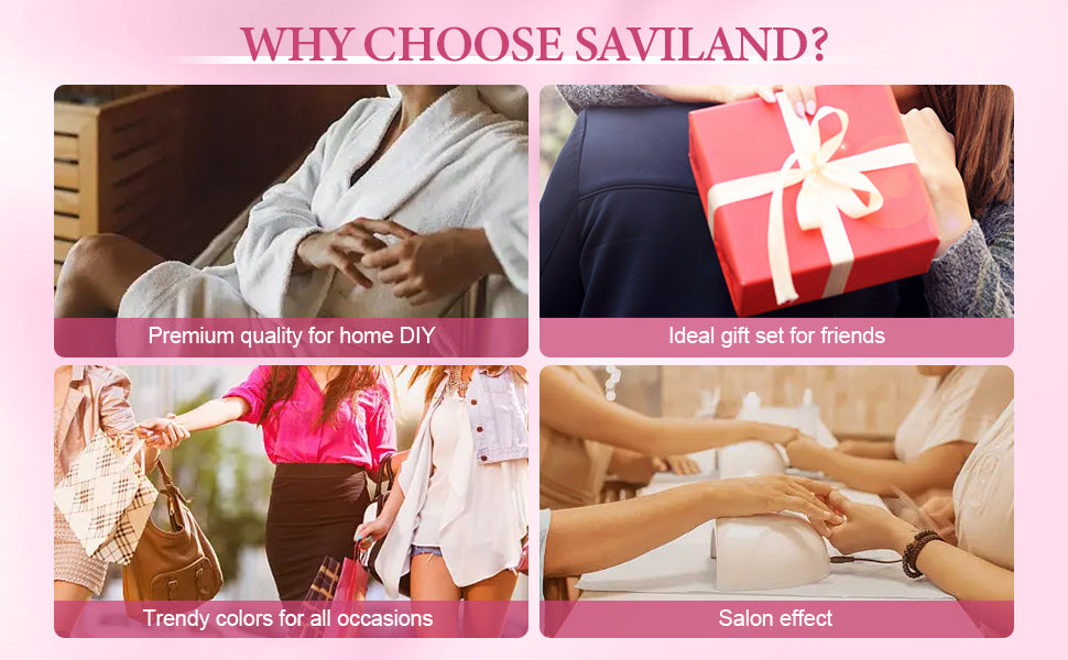 why choose Saviland polygel starter kit