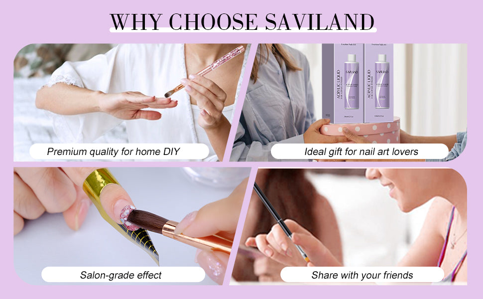 Why choose Saviland acrylic liquid monomer