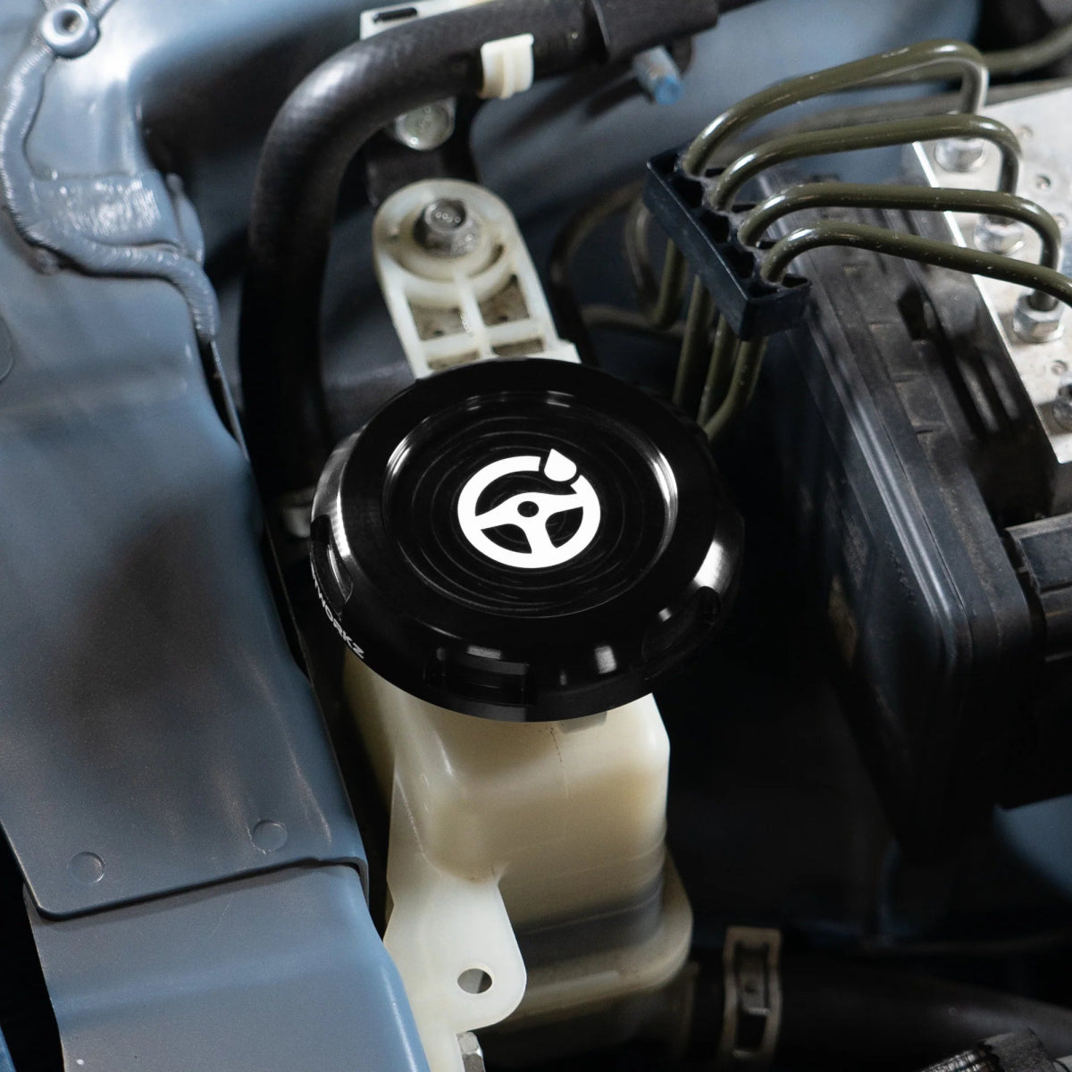 Billetworkz Zero Series Power Steering Reservoir Cap w/ Engraving 2008-2014 WRX / 2008-2021 STI / 2005-2009 Legacy