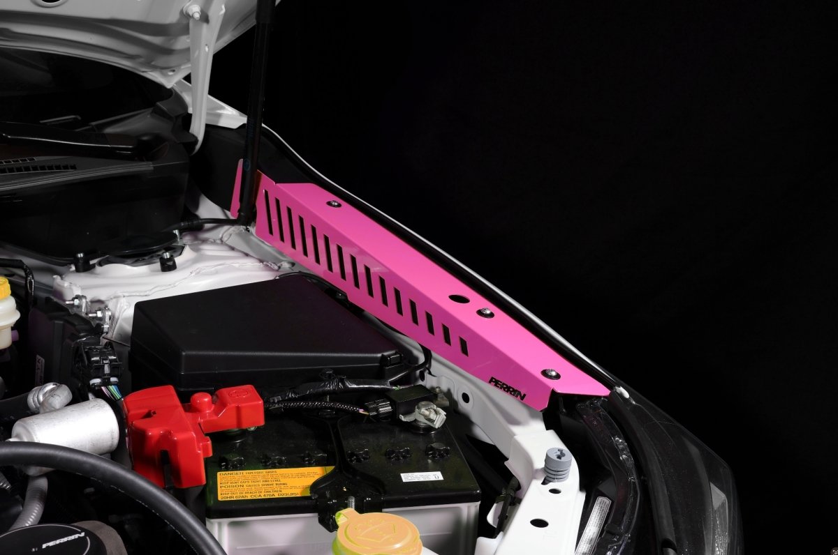 Perrin Fender Shroud Kit Hyper Pink 2022-2023 WRX