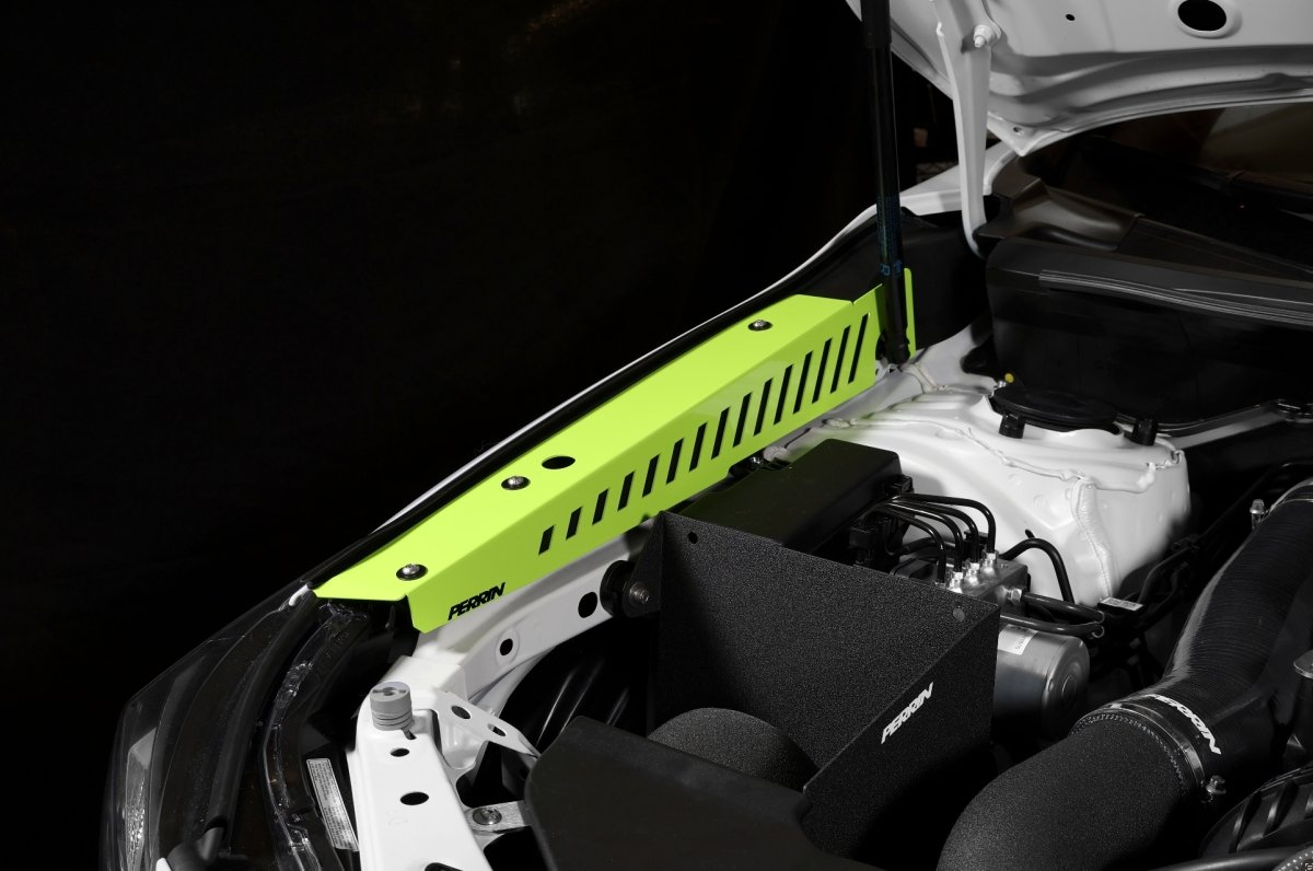 Perrin Fender Shroud Kit Neon Yellow 2022-2023 WRX