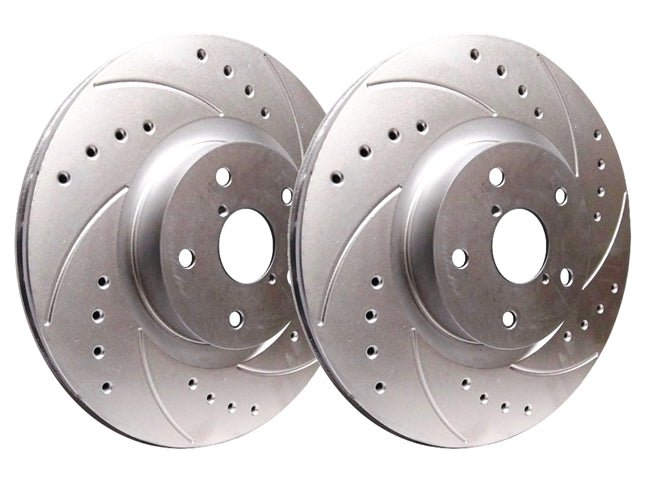 SP Performance Drilled and Slotted Front Rotor Pair 2004 STI