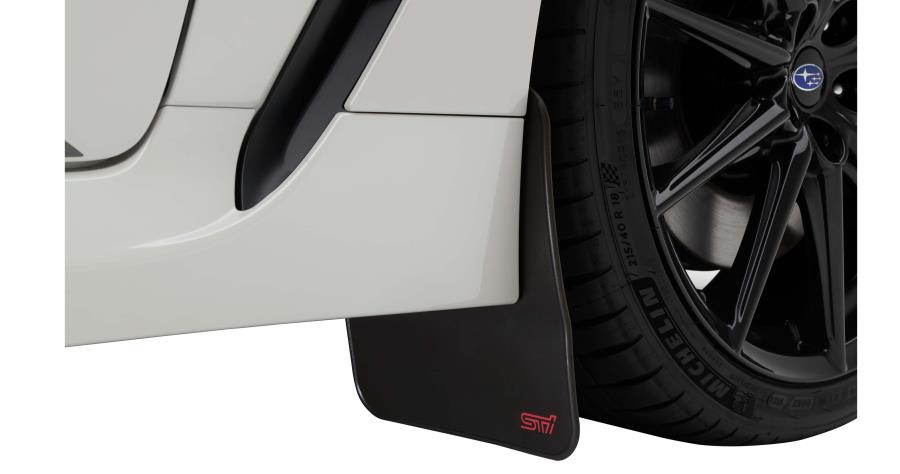 Subaru OEM Mudflap Set Black w/ Cherry Red STI Logo 2022-2023 BRZ
