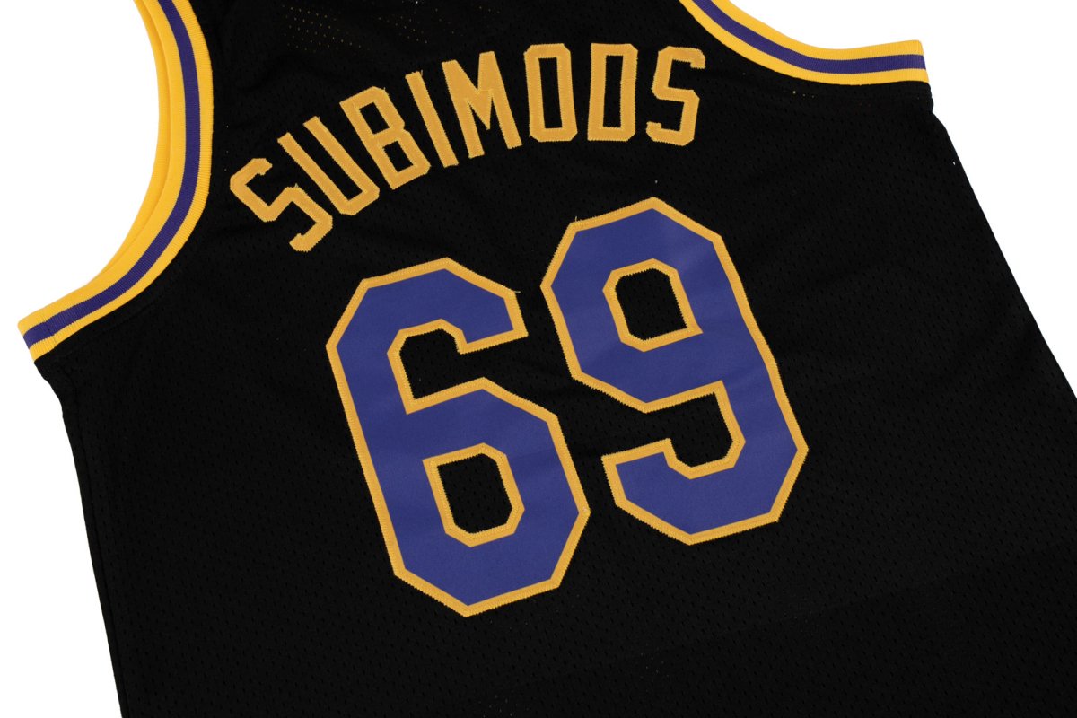 Subimods Official Sports Series Basketball Jersey Black w/ Purple and Gold Accents