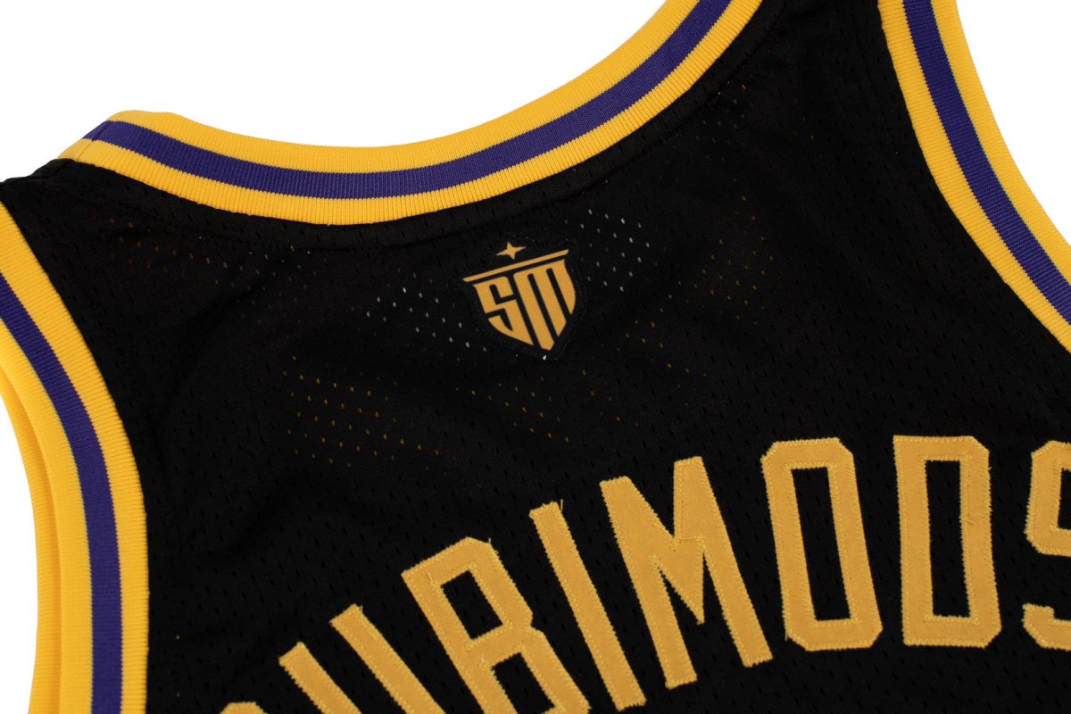 Subimods Official Sports Series Basketball Jersey Black w/ Purple and Gold Accents