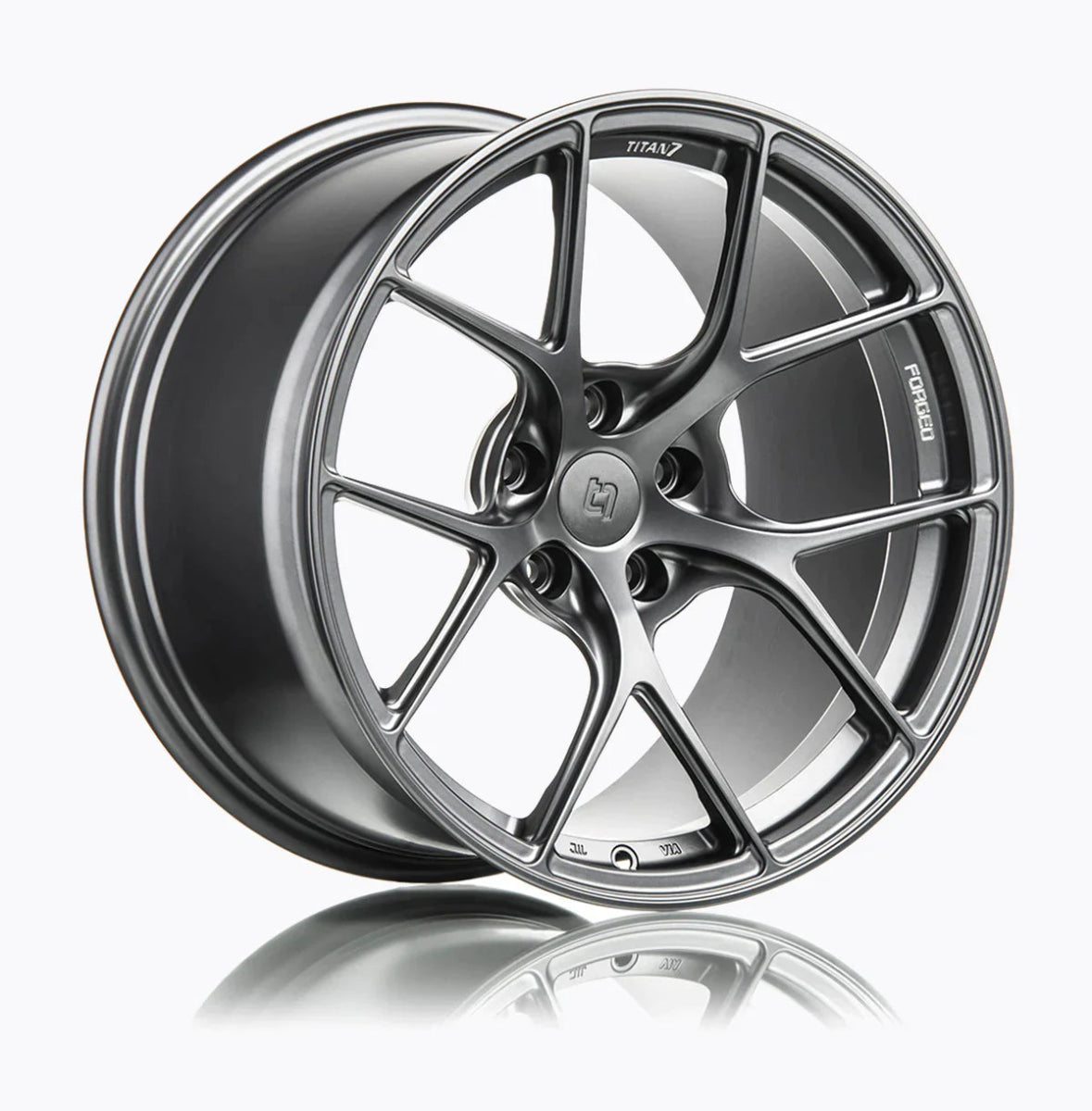 Titan 7 T-S5 Forged Split 5 Spoke Rim 18x9.0 +47 5x100 2022-2023 BRZ / 2022-2023 GR86