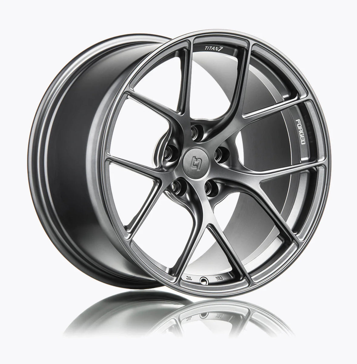 Titan 7 T-S5 Forged Split 5 Spoke Rim 18x9.5 +40 5x100 2013-2021 BRZ / 2013-2016 FRS / 2017-2021 GT86