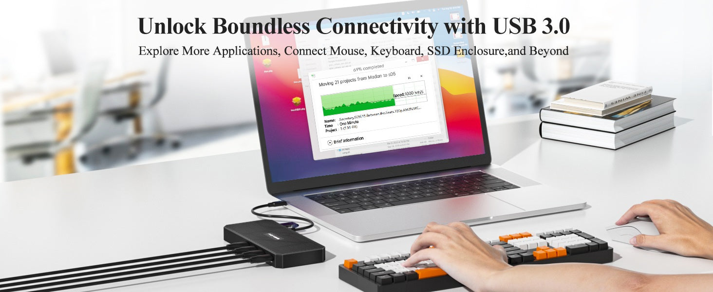 Acasis Thunderbolt 3 Quad HDMI Channel Video Capture Card Compatible with MAC OS System