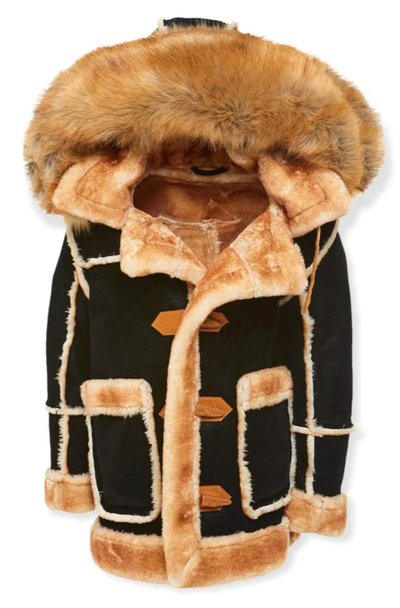 Jordan Craig Kids Longs Shearling Coat Heavy Fur