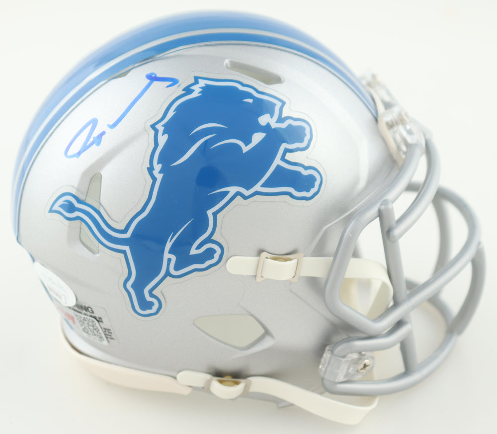 Jameson Williams Signed Lions Speed Mini Helmet (JSA)