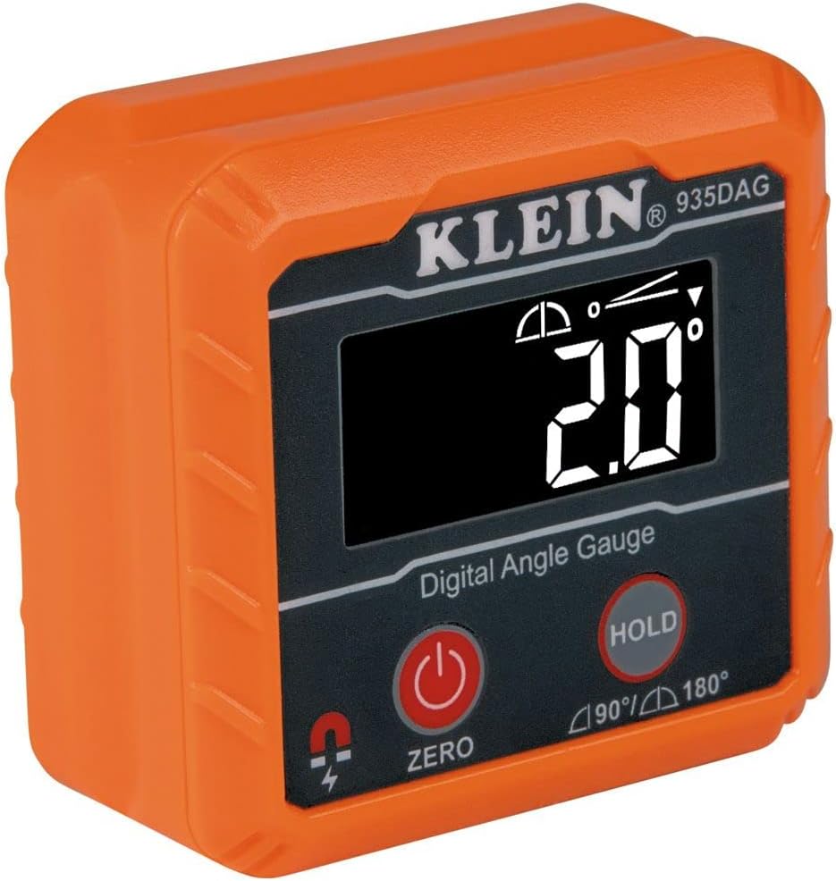 Digital Electronic Level and Angle Gauge, Measures 0 - 90 and 0 - 180 Degree Ranges, Measures and Sets Angles