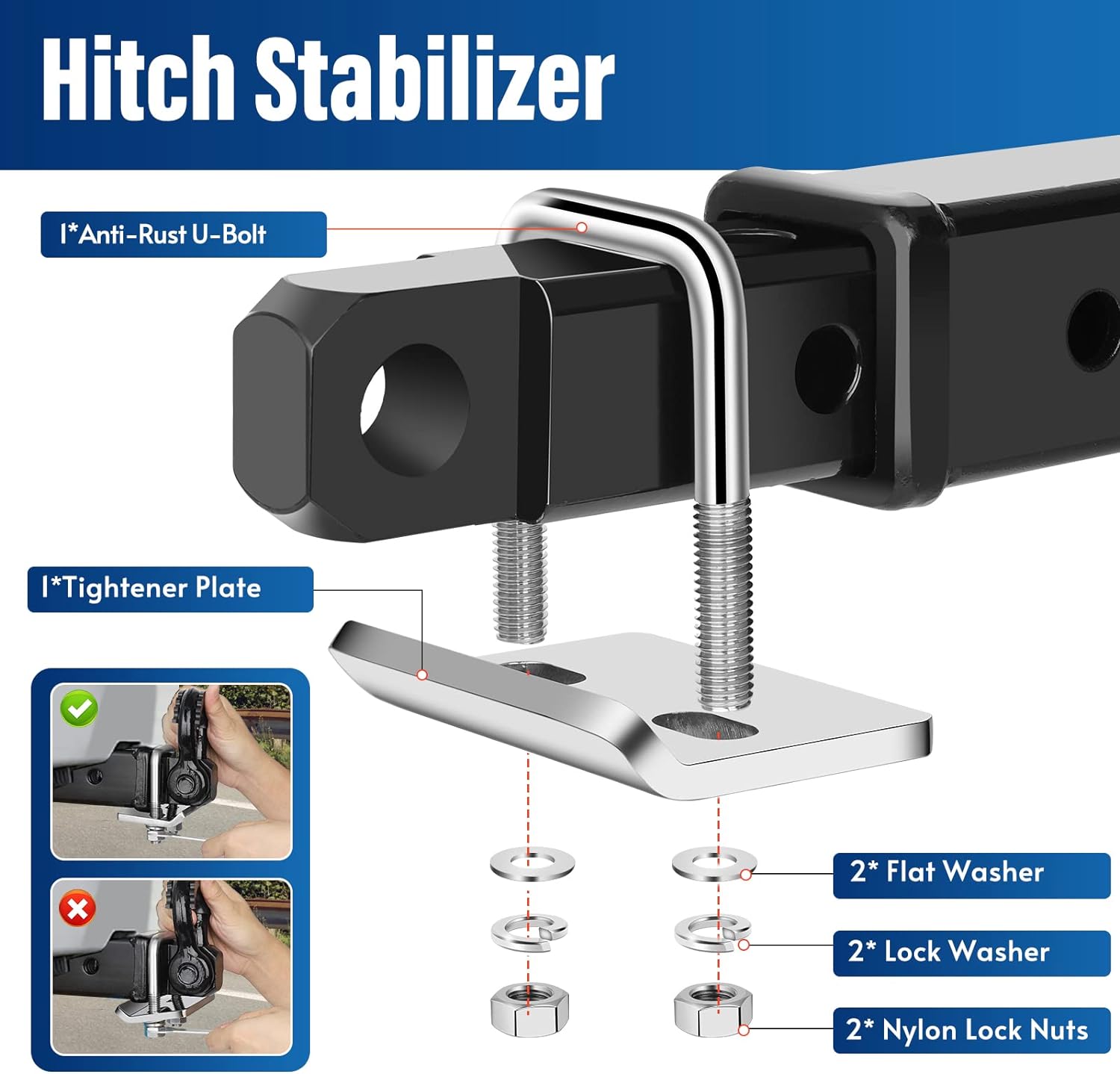 Hitch Tightener for 1.25