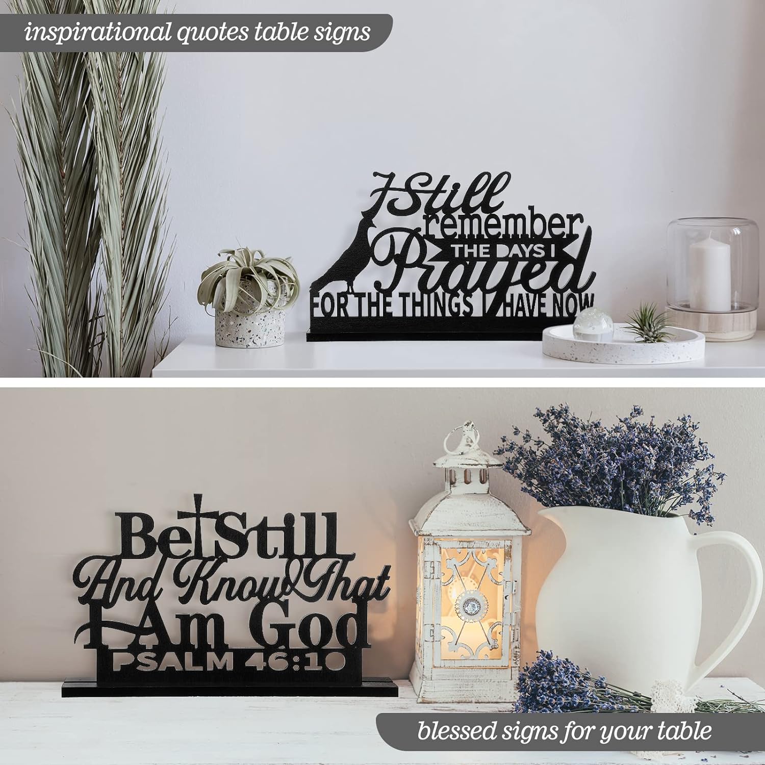 4 Pcs Inspirational Table Art Signs Motivational Table Centerpieces I Still Remember The Days Table Decor
