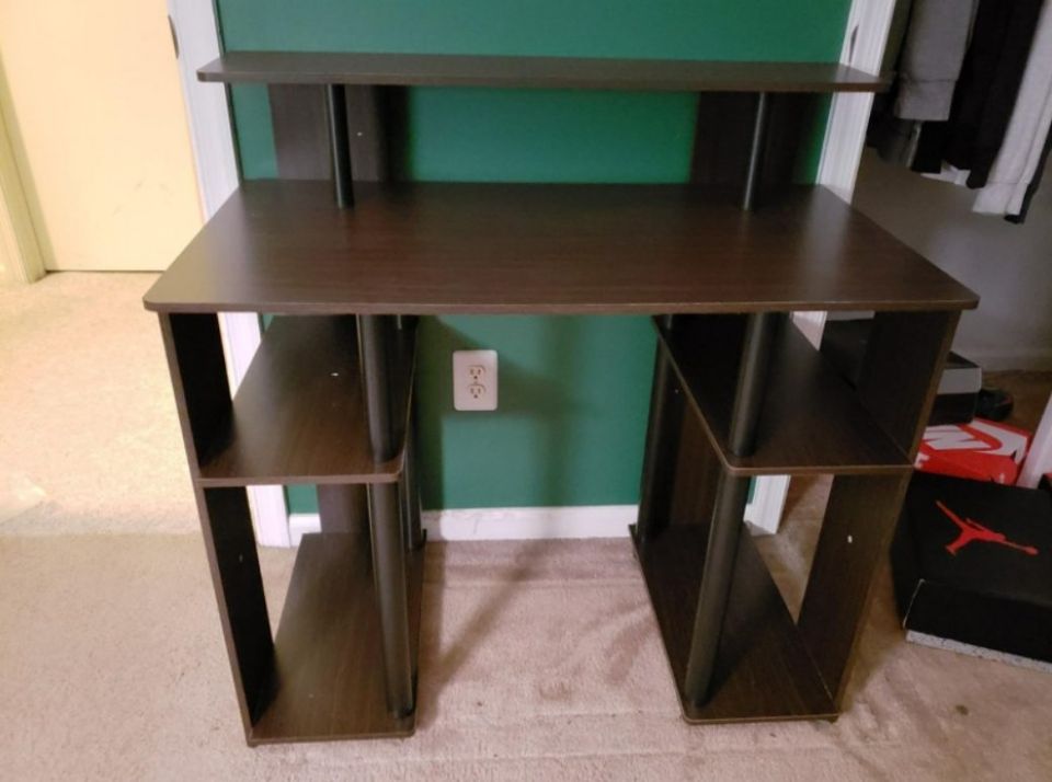 Computer Writing Desk, Walnut