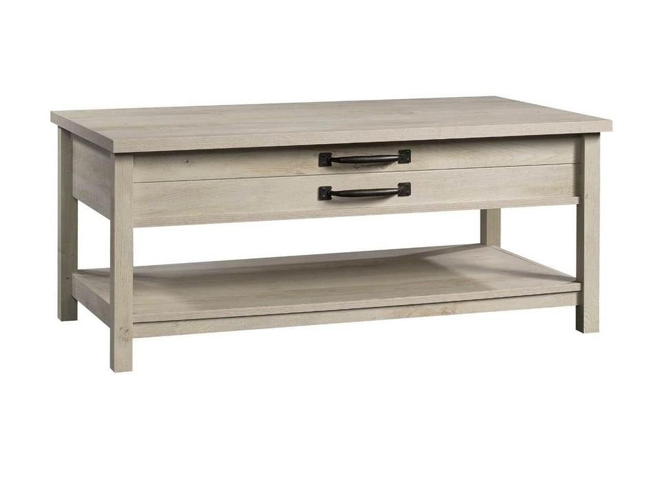 Modern Farmhouse Coffee Table Lift Top Rustic White Coffee Table