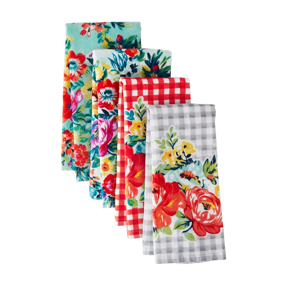 Sweet Romance Kitchen Towel Set, Multicolor, 16