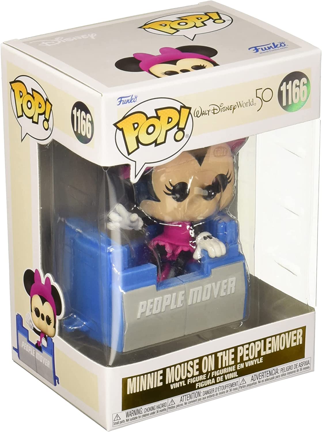 Funko Pop! Disney: Walt Disney World 50th - Minnie Mouse on The People Mover