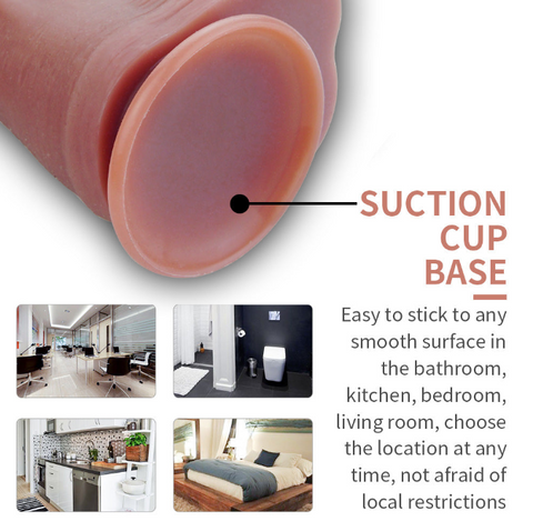 14.5 Inch Extra Long Double Layer Silicone Dildo