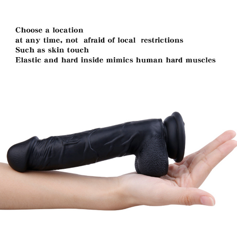 Another view of 7 Inch Silicone Soft Dildo