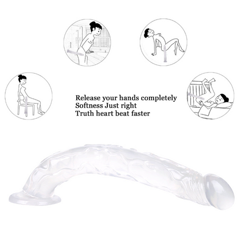 Flexible 14 Inch Super Long and Thick Dildo