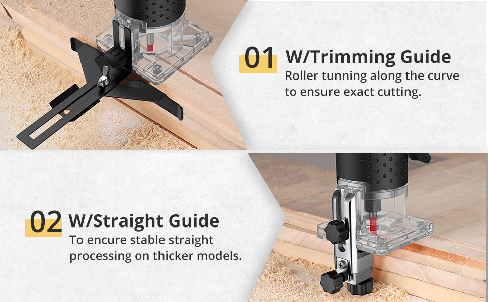 AMTOVL 1/4" 6.35mm Electric Wood Hand Trimmer