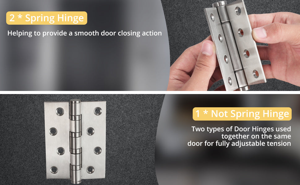 AMTOVL 3Pcs 4" Fire Rated Door Hinges