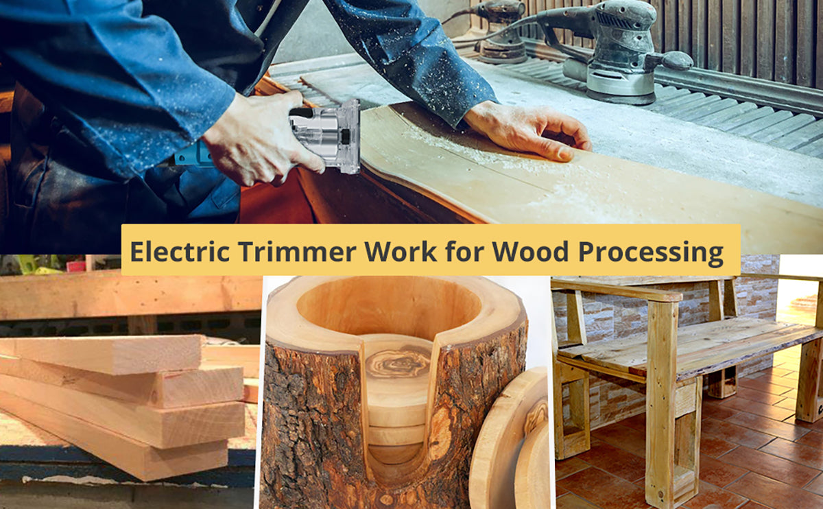 AMTOVL 1/4" 6.35mm Cordless Wood Hand Trimmer