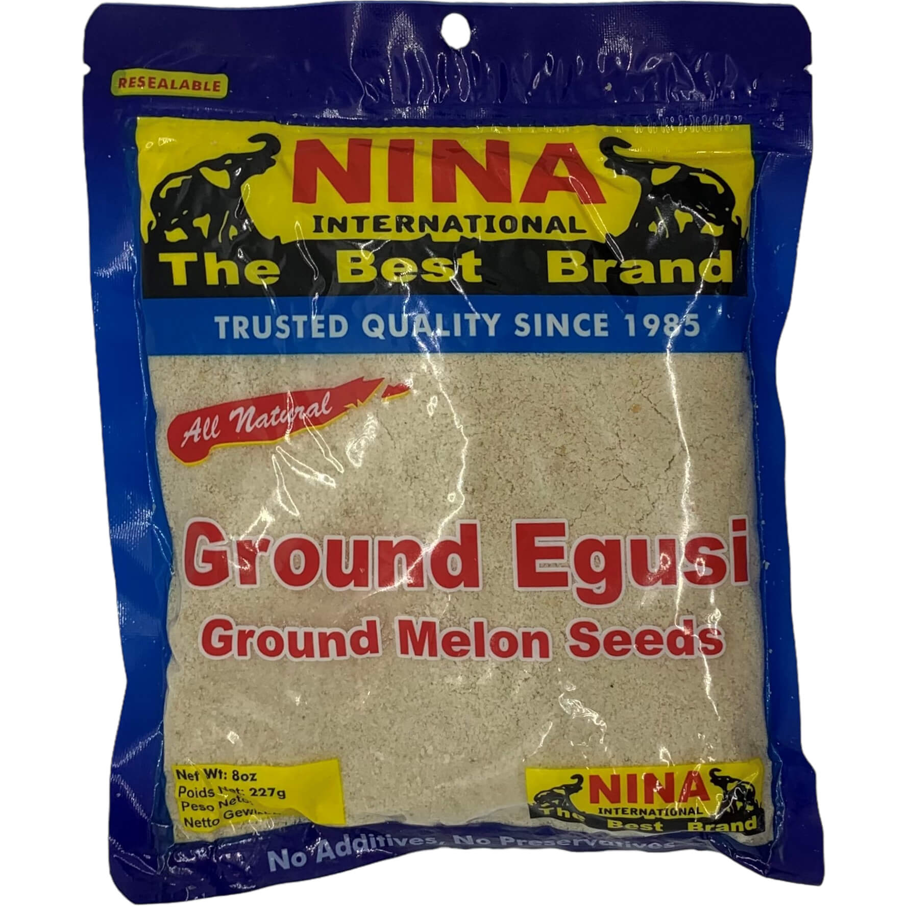Nina Ground Egusi Ground Melon Seeds 8 oz