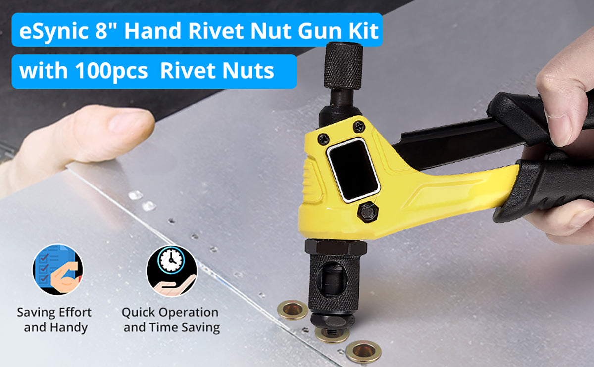 eSynic 8" Hand Rivet Nut Gun