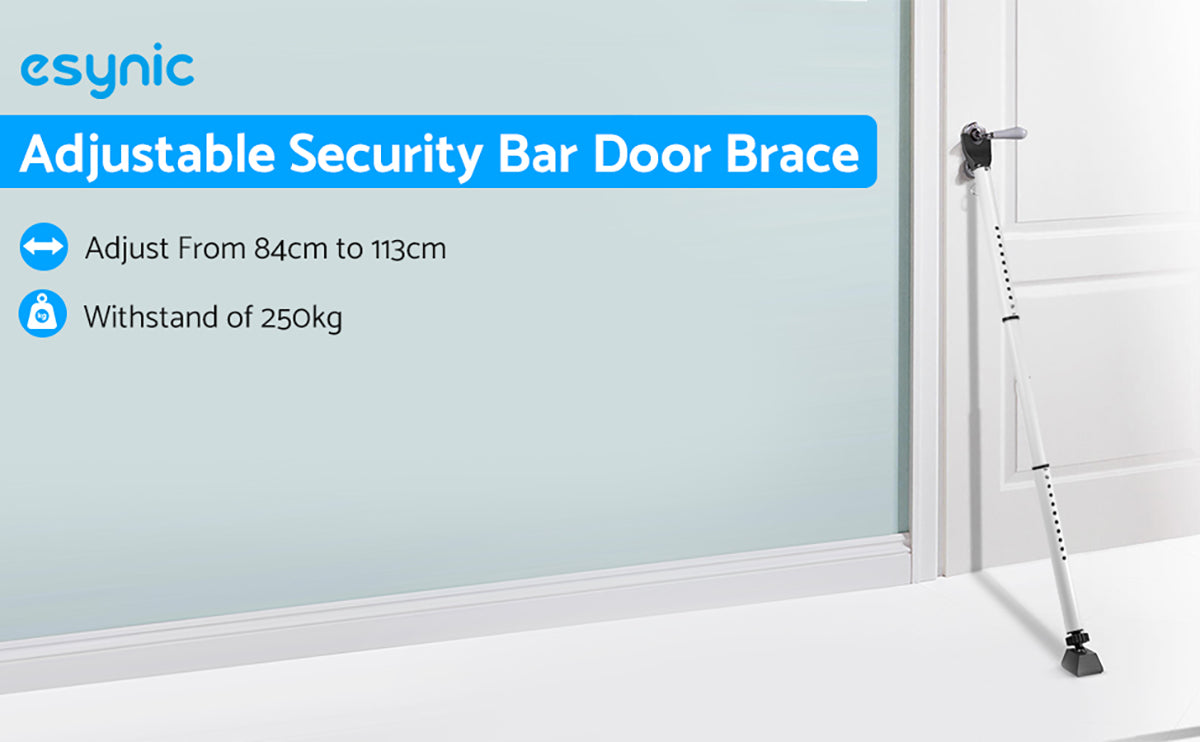 eSynic 3 in 1 Sliding Door Security Bar