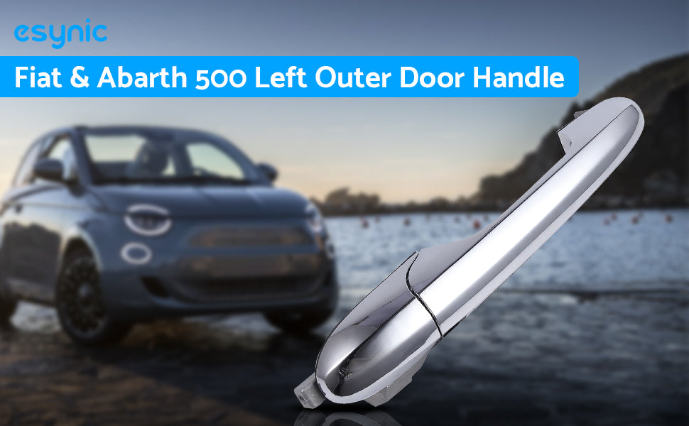 eSynic Outside Door Chrome Front Right or Rear Car Handle