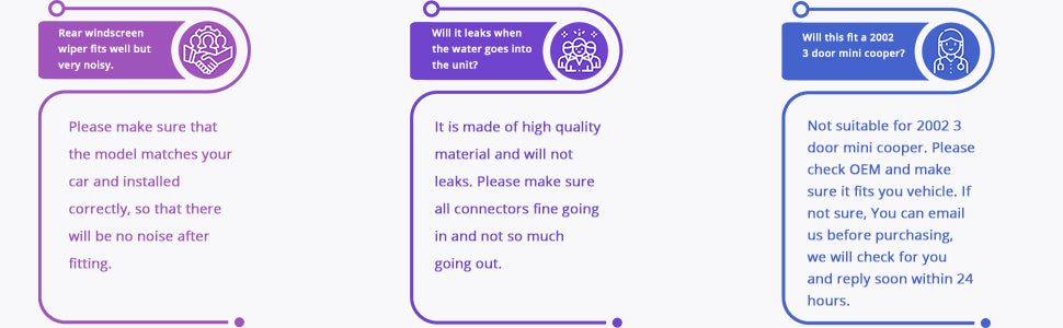 Rear Windscreen Wiper Motor for BMW 1 Series