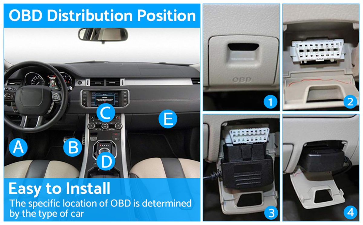 eSynic OBD Dash Cam Hard Wire Kit Universal HardWire Fuse Box Car Recorder