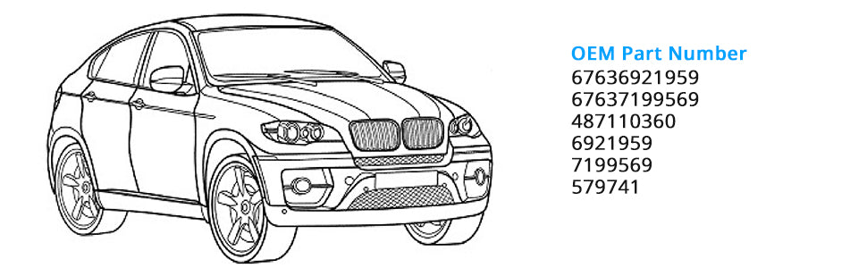 Rear Windscreen Wiper Motor for BMW 1 Series